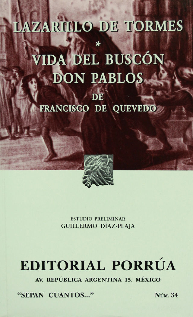 Lazarillo De Tormes Vida Del Buscon Don Pablos