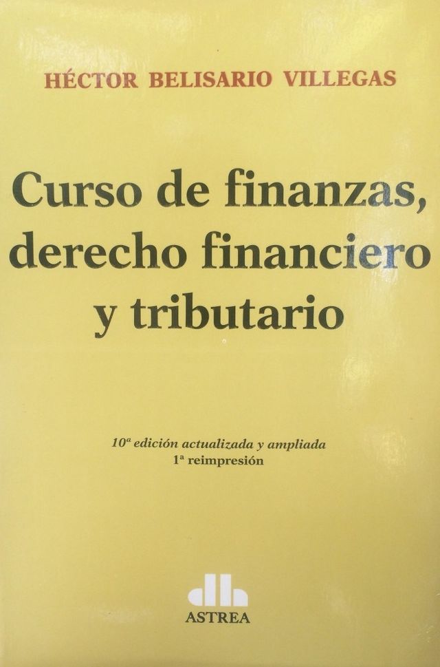 CURSO DE FINANZAS, DERECHO FINANCIERO Y TRIBUTARIO